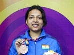 Sift Kaur Samra poses for a picture after winning her first individual ISSF World Cup medal Sift Kaur Samra poses for a picture after winning her first individual ISSF World Cup medal