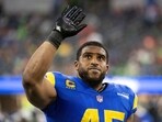 Former Los Angeles Rams linebacker Bobby Wagner (45) has headed back to the Seattle Seahawks after agreeing to a one-year deal. Former Los Angeles Rams linebacker Bobby Wagner (45) has headed back to the Seattle Seahawks after agreeing to a one-year deal.