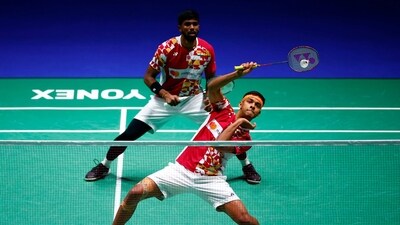 India's Chirag Shetty and Satwiksairaj Rankireddy in action (Action Images via Reuters)