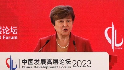 International Monetary Fund (IMF) Managing Director Kristalina Georgieva was speaking at the China Development Forum 2023, in Beijing. (Reuters)