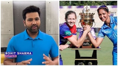 Rohit Sharma's Mumbai Indians (MI) men's team has extended their wishes to Harmanpreet Kaur and Co. ahead of the blockbuster clash against Delhi Capitals (DC) (Mumbai Indians Twitter) Rohit Sharma's Mumbai Indians (MI) men's team has extended their wishes to Harmanpreet Kaur and Co. ahead of the blockbuster clash against Delhi Capitals (DC) (Mumbai Indians Twitter)