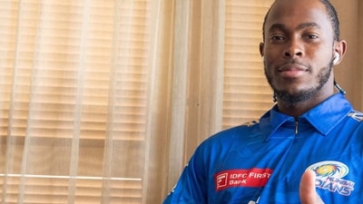 Jofra Archer has joined the MI camp ahead of IPL 2023. (Twitter) Jofra Archer has joined the MI camp ahead of IPL 2023. (Twitter)