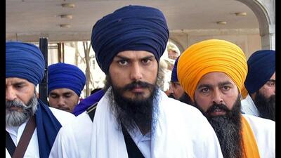 Khalistani leader Amritpal Singh.