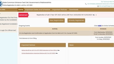 MAH LLb 3-year CET 2023 application deadline extended till March 31 MAH LLb 3-year CET 2023 application deadline extended till March 31