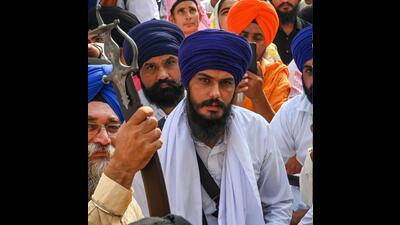 Pro-Khalistan leader Amritpal Singh. Pro-Khalistan leader Amritpal Singh.