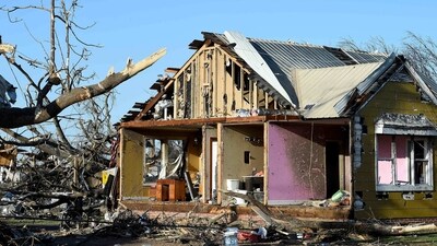 "To those impacted by these devastating storms, and to the first responders and emergency personnel working to help their fellow Americans, we will do everything we can to help," Biden said. "We will be there as long as it takes. We will work together to deliver the support you need to recover." (Getty Images via AFP) "To those impacted by these devastating storms, and to the first responders and emergency personnel working to help their fellow Americans, we will do everything we can to help," Biden said. "We will be there as long as it takes. We will work together to deliver the support you need to recover." (Getty Images via AFP)