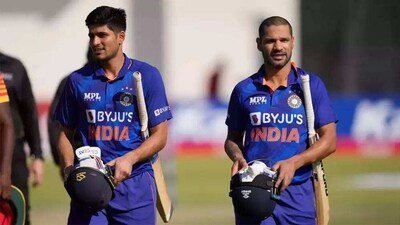 Shubman Gill and Shikhar Dhawan