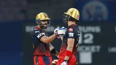 RCB had decided to stick with the opening partnership of Kohli and du Plessis RCB had decided to stick with the opening partnership of Kohli and du Plessis