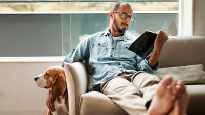 7. Read something inspiring: Read a few pages of a book that inspires you or listen to a motivational podcast.&nbsp; (Unsplash)