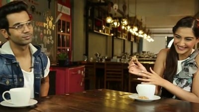 Rajkummar Rao and Sonam Kapoor in a the viral video.