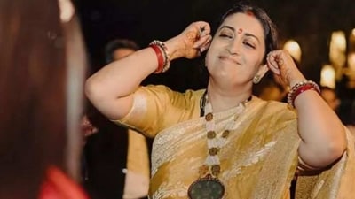 Smriti Irani shared this picture on Instagram with a humorous caption. (Instagram/@smritiiraniofficial)