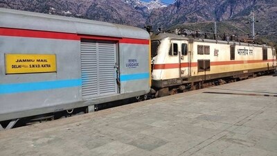 Jammu Mail: This train runs between Delhi and Jammu Tawi, passing through the picturesque Pir Panjal Range of the Himalayas. (Instagram/@indian_trains_at_a_glance) Jammu Mail: This train runs between Delhi and Jammu Tawi, passing through the picturesque Pir Panjal Range of the Himalayas. (Instagram/@indian_trains_at_a_glance)