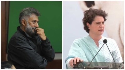 Vivek Agnihotri took a dig at Priyanka Gandhi's speech after her family. Vivek Agnihotri took a dig at Priyanka Gandhi's speech after her family.
