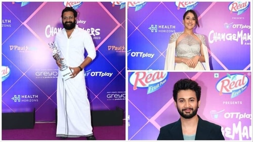 Rishab Shetty, Regina Cassandra and Rohit Saraf. Rishab Shetty, Regina Cassandra and Rohit Saraf.