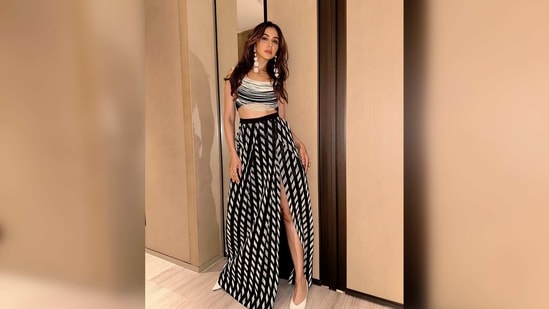 Rakul Preet's outfit is from the clothing house of designer Rimzim Dadu.&nbsp;&nbsp;(Instagram/@rakulpreet)