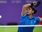 Sreeja Akula in action.