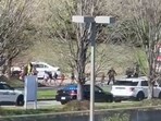 In this image from video provided by Jozen Reodica, law enforcement officers lead children away from the scene of a shooting at The Covenant School, a private Christian school in Nashville, Tenn., on Monday March 27, 2023. In this image from video provided by Jozen Reodica, law enforcement officers lead children away from the scene of a shooting at The Covenant School, a private Christian school in Nashville, Tenn., on Monday March 27, 2023.