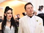 Elon Musk and Grimes at the Met Gala. Elon Musk and Grimes at the Met Gala.