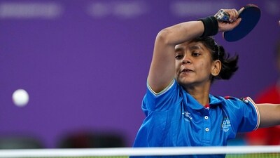 Sreeja Akula in action. (AP) Sreeja Akula in action. (AP)