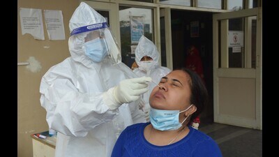 Chandigarh reported five fresh Covid-19 infections on Monday, pushing the active cases to 33. (HT Photo) Chandigarh reported five fresh Covid-19 infections on Monday, pushing the active cases to 33. (HT Photo)