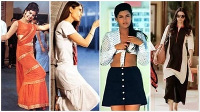 Movies and television have always had a significant influence on fashion. The Indian film industry has not only given us some larger-than-life films over the years but has also shaped the country's fashion taste. In every period, a fashion trend emerged because of the Bollywood industry. Here are six most iconic looks from Bollywood movies that have stood the test of time: (Pinterest) Movies and television have always had a significant influence on fashion. The Indian film industry has not only given us some larger-than-life films over the years but has also shaped the country's fashion taste. In every period, a fashion trend emerged because of the Bollywood industry. Here are six most iconic looks from Bollywood movies that have stood the test of time: (Pinterest)