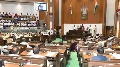 Congress MLAs including Imran Khedawala, Geniben Thakor and Amrtutji Thakor, were evicted by marshals. (ANI file image) Congress MLAs including Imran Khedawala, Geniben Thakor and Amrtutji Thakor, were evicted by marshals. (ANI file image)