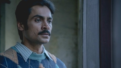 Jatin Goswami in a still from the Disney+ Hotstar film Gulmohar. Jatin Goswami in a still from the Disney+ Hotstar film Gulmohar.