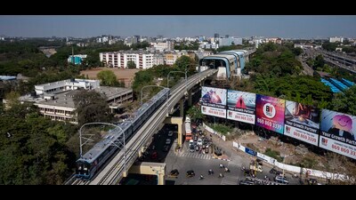 Maha Metro has already begun passenger service on the Vanaz-Garware stretch, which was followed by a successful trial run of the Garware-Civil Court interchange. (PRATHAM GOKHALE/ HT PHOTO) Maha Metro has already begun passenger service on the Vanaz-Garware stretch, which was followed by a successful trial run of the Garware-Civil Court interchange. (PRATHAM GOKHALE/ HT PHOTO)