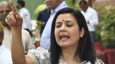Trinamool MP Mahua Moitra (File) Trinamool MP Mahua Moitra (File)