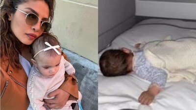 Priyanka Chopra shared a photo of her daughter Malti Marie. Priyanka Chopra shared a photo of her daughter Malti Marie.