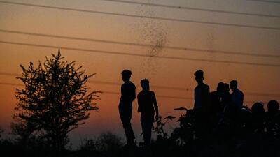 Sunset at Yamuna river in New Delhi on Monday. (Raj K Raj/HT Photo) Sunset at Yamuna river in New Delhi on Monday. (Raj K Raj/HT Photo)