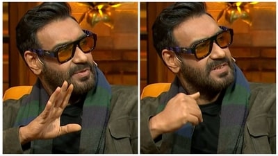 Ajay Devgn during his appearance on The Kapil Sharma Show. Ajay Devgn during his appearance on The Kapil Sharma Show.