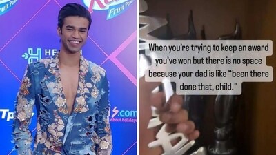 Babil took to his Instagram Stories to share that there was no space to keep his new award. Babil took to his Instagram Stories to share that there was no space to keep his new award.