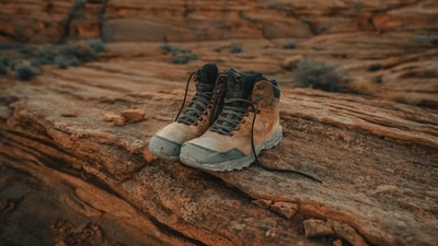 Footwear: Sturdy, closed-toe shoes or boots with good traction are essential for walking and hiking on rough terrain.&nbsp; (Unsplash)