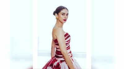 Aditi Rao Hydari's dress is the latest Spring Summer 2023 collection of Gauri and Nainika. (Instagram/@adititaohydari) Aditi Rao Hydari's dress is the latest Spring Summer 2023 collection of Gauri and Nainika. (Instagram/@adititaohydari)