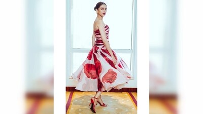 Aditi Rao Hydari's dress is worth <span class='webrupee'>₹</span>94k, as per the official website of the label. (Instagram/@aditiraohydari) Aditi Rao Hydari's dress is worth <span class='webrupee'>₹</span>94k, as per the official website of the label. (Instagram/@aditiraohydari)