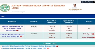 TSSPDCL recruitment: March 28 last date to apply for 1553 Junior Lineman posts TSSPDCL recruitment: March 28 last date to apply for 1553 Junior Lineman posts