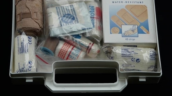 First Aid kit: It's always a good idea to bring a small first aid kit with essentials like antiseptic cream, bandages, and pain relievers.&nbsp;(Pixabay)