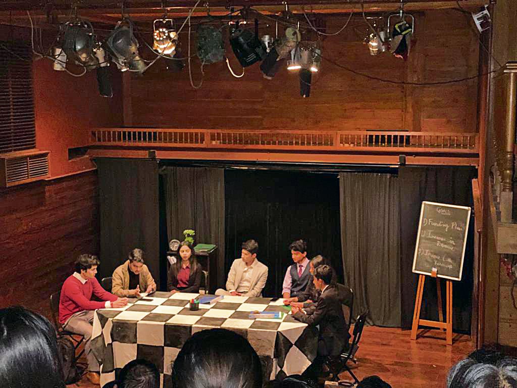 Hindu College’s dram soc, Ibtida’s recent production shows business partners learning about each other’s dwindling morality. Hindu College’s dram soc, Ibtida’s recent production shows business partners learning about each other’s dwindling morality.
