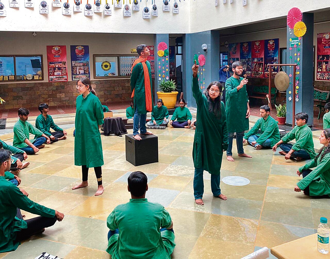 The quest for power in a democracy is the main theme of the street play by Rangayan, the dram soc of ARSD College. The quest for power in a democracy is the main theme of the street play by Rangayan, the dram soc of ARSD College.
