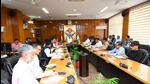 Chief minster Pushkar Singh Dhami reviewing preparations for the yatra. (HT PHOTO)