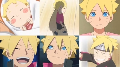 Boruto was born on March 27, making him a spring baby, just unlike his father who was a fall baby. (Studio Pierrot) Boruto was born on March 27, making him a spring baby, just unlike his father who was a fall baby. (Studio Pierrot)