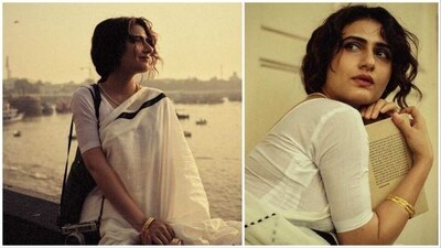 The bold, beautiful and talented Fatima Sana Shaikh never fails to impress the fashion gods with her impeccable wardrobe picks. She is not afraid of experimenting with her looks and manages to pull off all the outfits she dons effortlessly. Going old school for her latest photo shoot, the actor donned a white handwoven saree with black satin borders. (Instagram/@fatimasanashaikh) The bold, beautiful and talented Fatima Sana Shaikh never fails to impress the fashion gods with her impeccable wardrobe picks. She is not afraid of experimenting with her looks and manages to pull off all the outfits she dons effortlessly. Going old school for her latest photo shoot, the actor donned a white handwoven saree with black satin borders. (Instagram/@fatimasanashaikh)