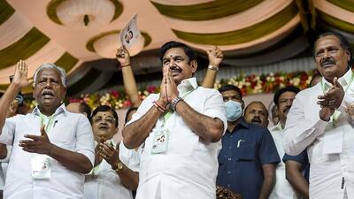 Edappadi K Palaniswami was elevated as All India Anna Dravida Munnetra Kazhagam general secretary on Tuesday . (Agencies) Edappadi K Palaniswami was elevated as All India Anna Dravida Munnetra Kazhagam general secretary on Tuesday . (Agencies)