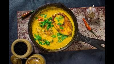 Machaa besara is a popular fish curry cooked in mustard sauce (SaiPriya) Machaa besara is a popular fish curry cooked in mustard sauce (SaiPriya)