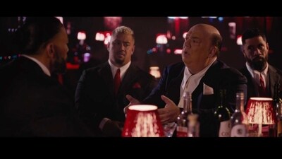 Roman Reigns and The Bloodline recreated an iconic scene from the movie "Goodfellas" in a parody ad for WrestleMania 39. (Twitter/@WWEIndia) Roman Reigns and The Bloodline recreated an iconic scene from the movie "Goodfellas" in a parody ad for WrestleMania 39. (Twitter/@WWEIndia)