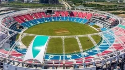 The Bharat Ratna Shri Atal Bihari Vajpayee Ekana Cricket Stadium in Lucknow (HT File Photo) The Bharat Ratna Shri Atal Bihari Vajpayee Ekana Cricket Stadium in Lucknow (HT File Photo)