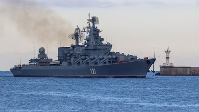 Russia's navy fired supersonic anti-ship missiles at a mock target in the Sea of Japan, the Russian defence ministry said on Tuesday. (REUTERS)