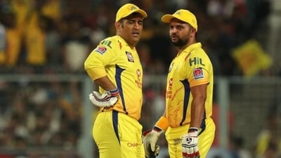 MS Dhoni and Suresh Raina (BCCI)