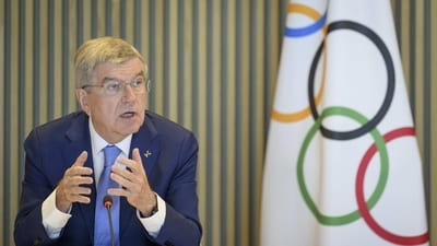 International Olympic Committee (IOC) President Thomas Bach speaks at the opening of the executive board meeting of the International Olympic Committee (IOC) in Lausanne, Switzerland. (AP) International Olympic Committee (IOC) President Thomas Bach speaks at the opening of the executive board meeting of the International Olympic Committee (IOC) in Lausanne, Switzerland. (AP)